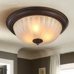 Round ceiling lamp American iron aisle ceiling light