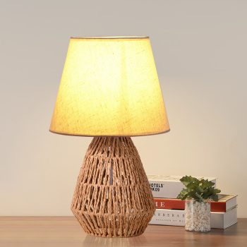 Modern style Hemp rope fabric table lamp