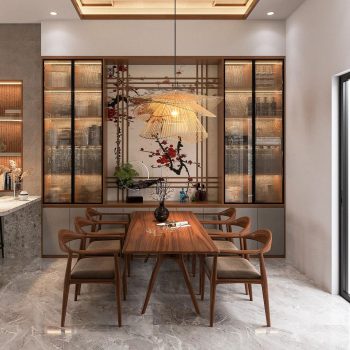 Vintage Bamboo Island Pendant Light